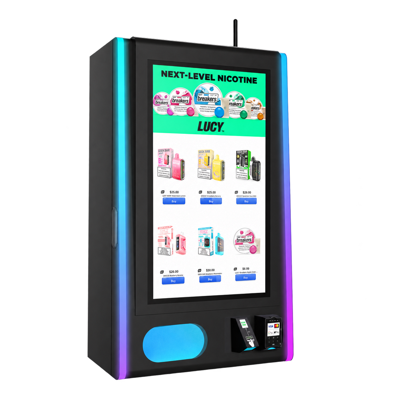 Mega Wall 2.0 nightlife vending machine